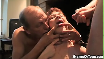 A Young Adult Engages In Sexual Activity With An Elderly Individual, Including Oral And Vaginal Penetration