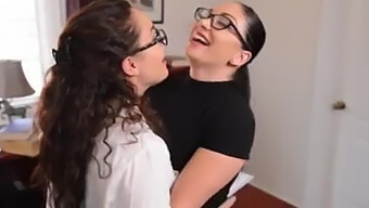 Lesbian Ladies With Big Natural Tits And Great Asses Teach A Lesson