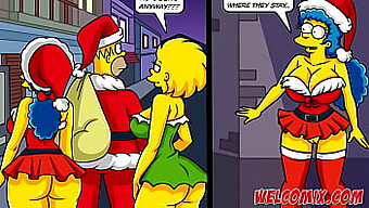 Eine Simpsons Hentai-Geschichte: Ehemann Spendet Seine Frau An Weihnachten An Bedürftige