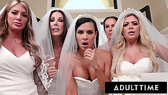 La Novia Madura Y Tetona Castiga A La Organizadora De Bodas En Sexo Grupal Hardcore