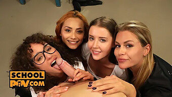 Pov Blowjob จาก Sybil, Zlata Shine, Veronica Leal และ Geisha Kyd