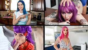 Adorable Girls Engage In Roleplay In A High-Definition Compilation