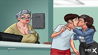 Old Lady'S Dental Procedure Leads To Steamy E3 Encounter In Summertime Saga