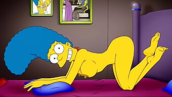 Marge's gepassioneerde anale escapade in Hentai-thema video