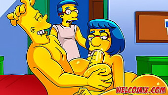 Bartyho Intímne Stretnutie So Zrelou Ženou - Paródia Simpsons Hentai