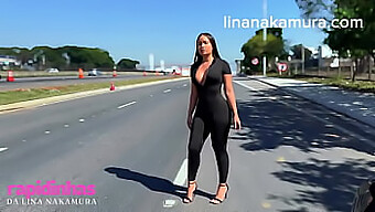 Asian Amateur Lina Nakamura Gets Fucked On The Highway By A Helpful Truck Driver