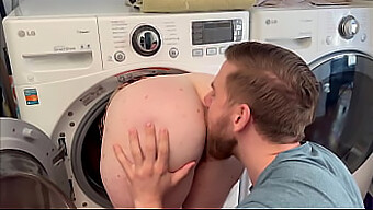 Steve Rickz'S Hard Rough Sex With A Fat Ass Stepmom In A Washing Machine