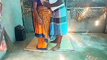 Close Up And Personal Look At An Indian Husband And Step Sister'S Intimate Moment In The Village Home.